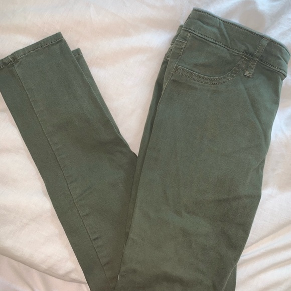 Hollister Denim - Hollister Super Skinny Olive Pants